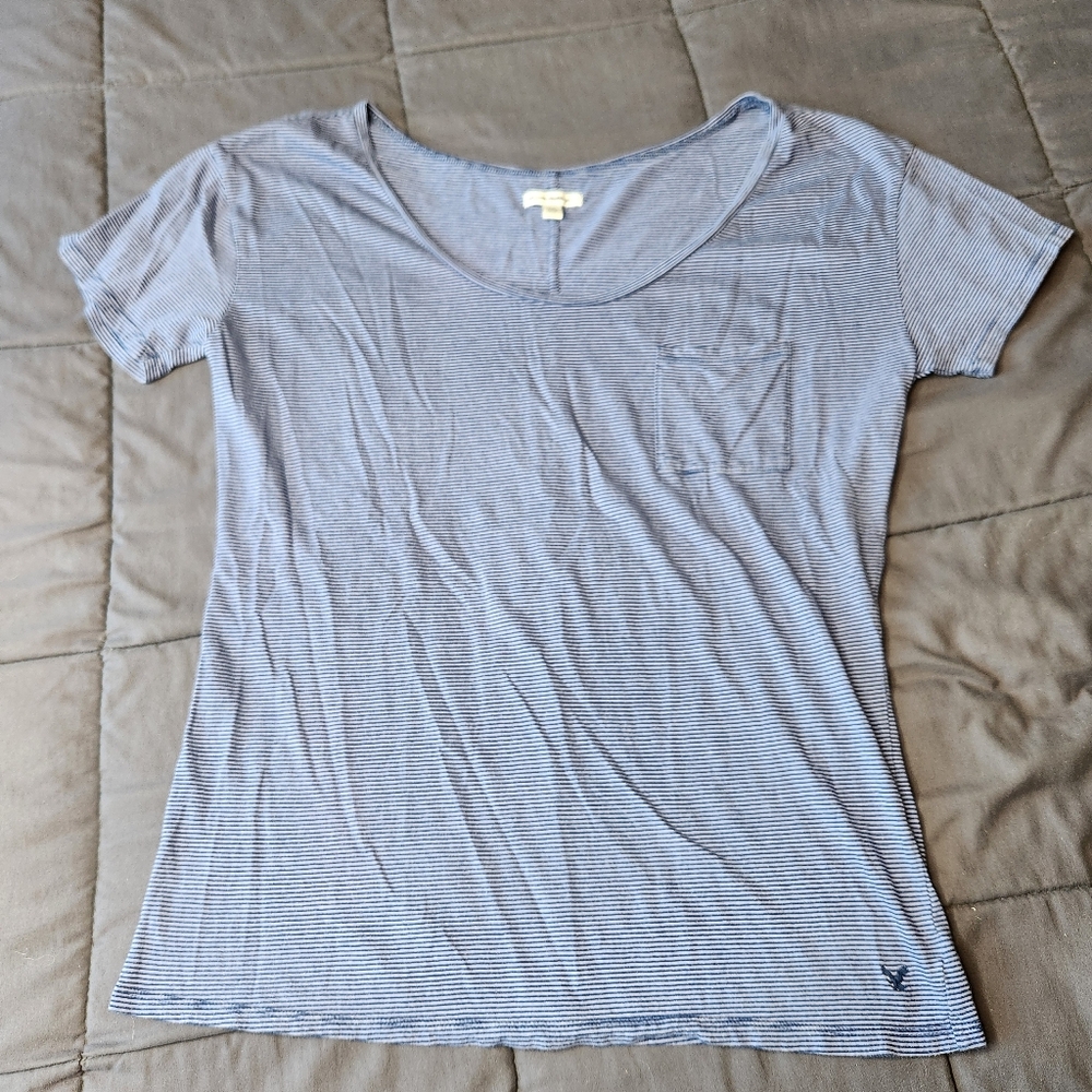 American Eagle Outfitters Striped T-Shirt